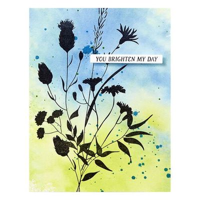 Spellbinders Paper Arts - Press Plate - Bloom Wildly - BP-229 - 3pcs