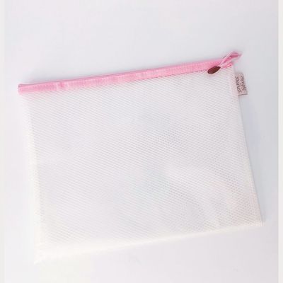 Simple Stories - Storage - Craft Storage Bags - Zippered - Medium - Pink - 13" x 10" - 25688