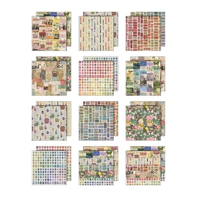 Tim Holtz - Cardstock - Palette Collection - Multi - 12" x 12" Paper Pack - TH94466 - 12 sheets