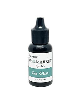 49 &amp; Market - Ranger - Dye Ink - Re Inkers -  Sea Glass - FMI95392 - 0.5 Fl oz (15ml)