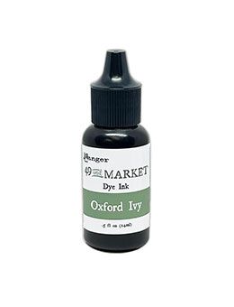 49 &amp; Market - Ranger - Dye Ink - Re Inkers -  Oxford Ivy - FMI95385 - 0.5 Fl oz (15ml)