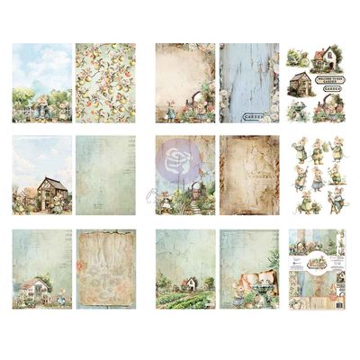 Prima Marketing - Homegrown Collection  -  6" x 8" Paper Pad - 683405 - 15 Sheets