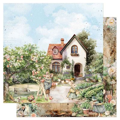 Prima Marketing - Homegrown Collection - 12 x 12 Paper Pad - 683382 - 14 sheets