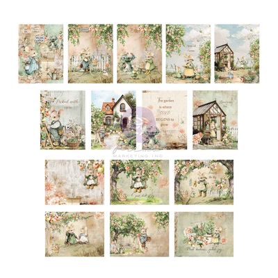 Prima Marketing - Homegrown Collection - 3" x 4" - Journal Note Cards - 683474 - 45 pcs