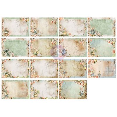 Prima Marketing - Homegrown Collection - Journaling Cards - 4" x 6" - 683481 - 45 Cards