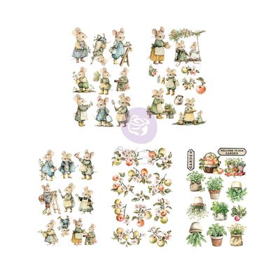 Prima Marketing - Homegrown Collection - 5" x 8" Sticker pack - 683580 - 5 sheets