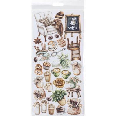 49 &amp; Market - Country Heart Cafe Collection - By Joanne Bains - Laser Cut Elements - 6" x 12" - JCH36374 - 127 pcs