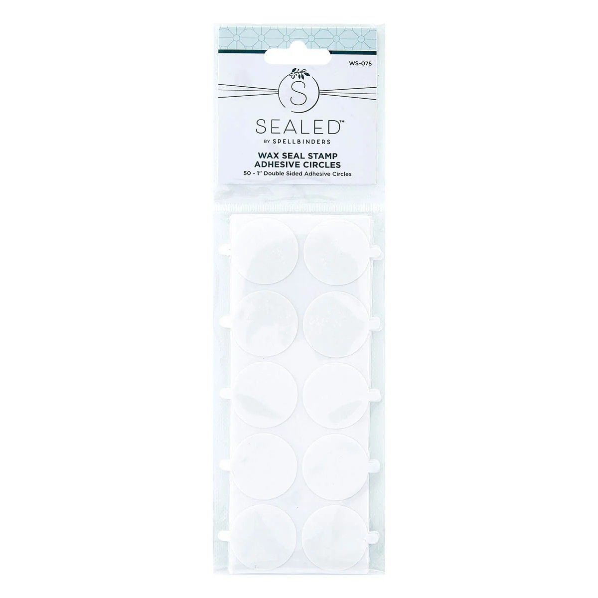 Spellbinders Paper Arts - Wax - Adhesive Circles - Sealed - WS-075 - 1" - 50 pcs
