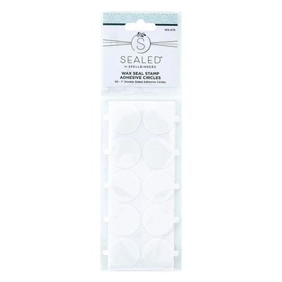 Spellbinders Paper Arts - Wax - Adhesive Circles - Sealed - WS-075 - 1" - 50 pcs