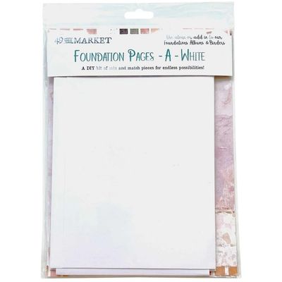 49 &amp; Market - Foundations - Album Inserts - Foundation Pages - White - A - FP39043