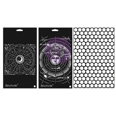 Prima Marketing - Finnabair - Stencil Set - Celestial - 2 - 6" x 9" &amp; 1 - 6" x 6" - 969981 - 3 pcs