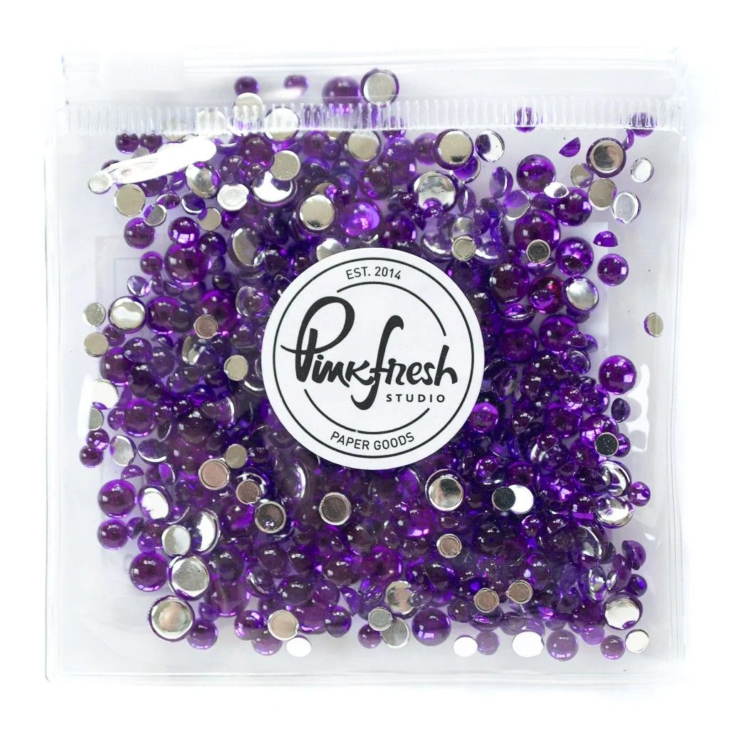 PinkFresh Studio - Essentials - Clear Drops - Purple - PF123ES