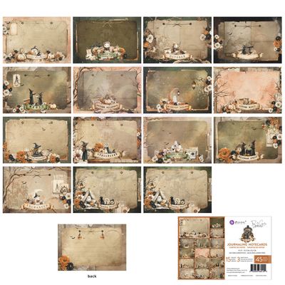 Prima Marketing - 3 Girls Tales - Made From Magic Collection - Journaling Notecards - 4" x 6" - 684839 - 45 pcs