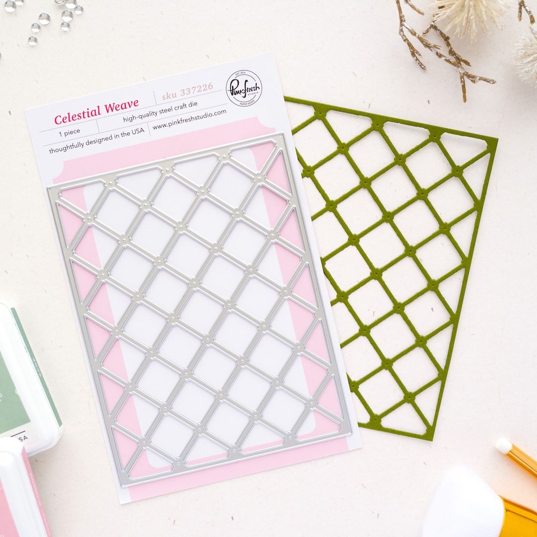 PinkFresh Studio - Seasons of Wonder Collection - Celestial Weave Die - 337226