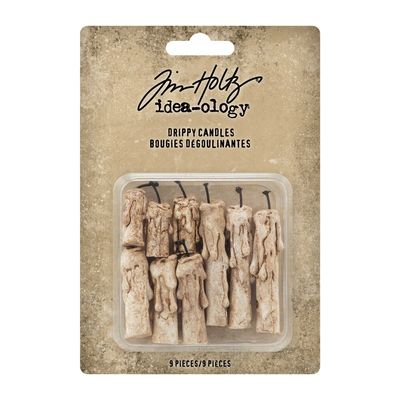 Tim Holtz - idea-ology - Halloween - Drippy Candles - TH94260 - 9pcs