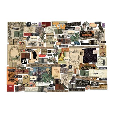 Tim Holtz - idea-ology - Halloween - Ephemera - TH94435 - 9pcs