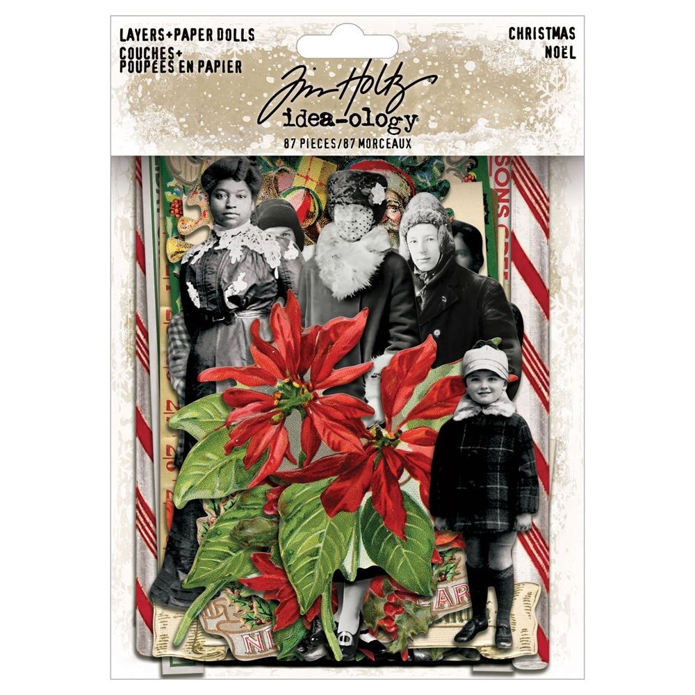 Tim Holtz - idea-ology - Ephemera - Snippets - Palette - TH94485 - 136 pcs