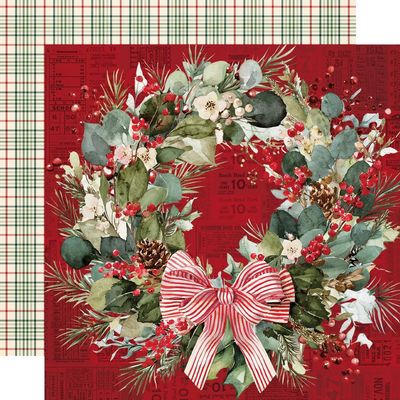 Simple Stories - Simple Vintage Old Fashioned Christmas Collection - 12" x 12" Paper pack - SS27600