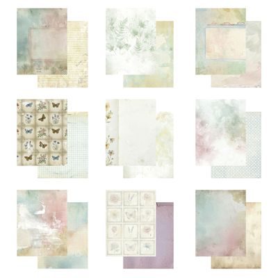 49 &amp; Market - An Art House Whimsy Collection - The Quiet Observer - 6" x 8" - Paper Pack - TQO37043 - 27 sheets
