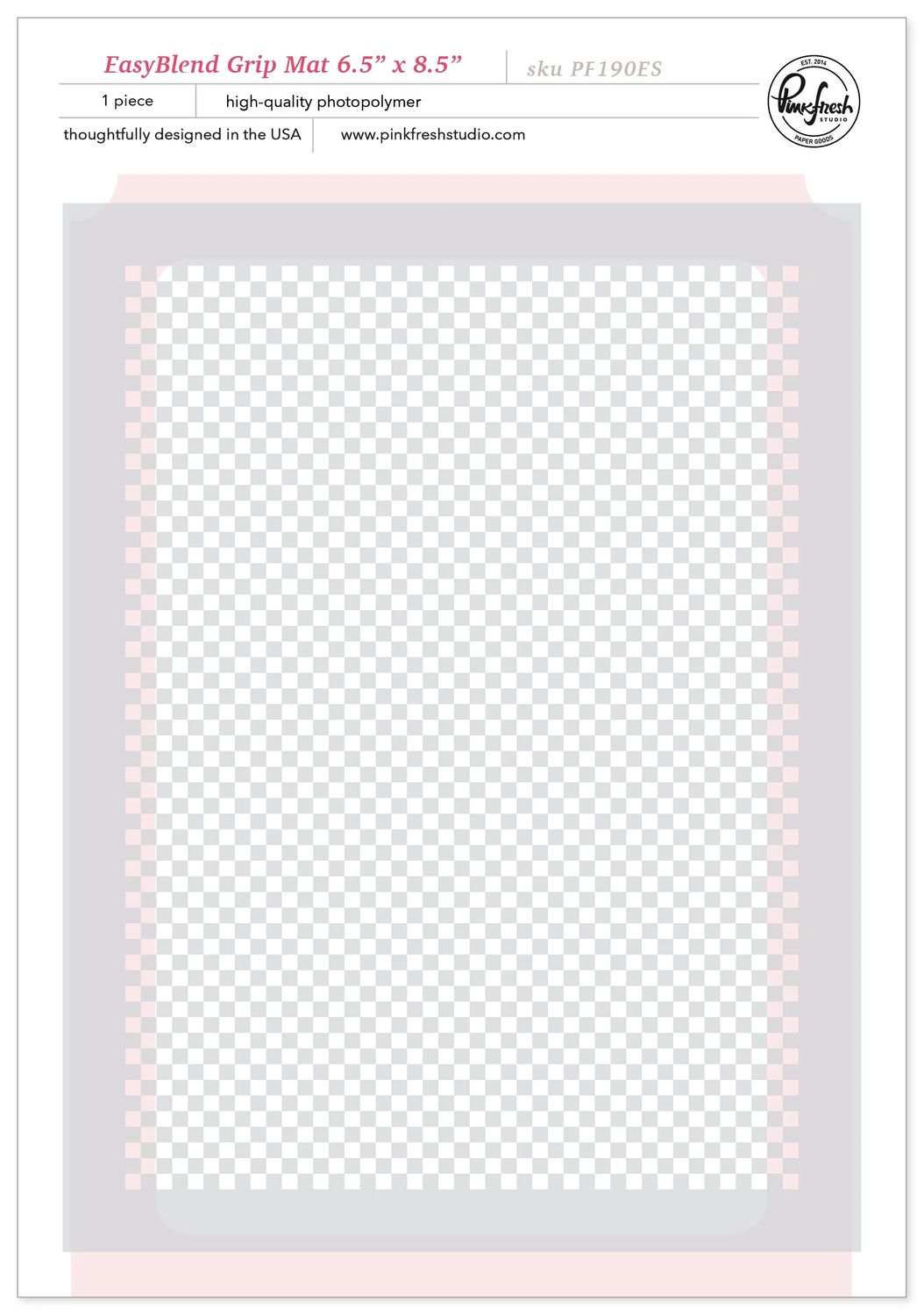 PinkFresh Studios - EasyBlend Grip Mat - 6.5" x 8.5" - PF190ES