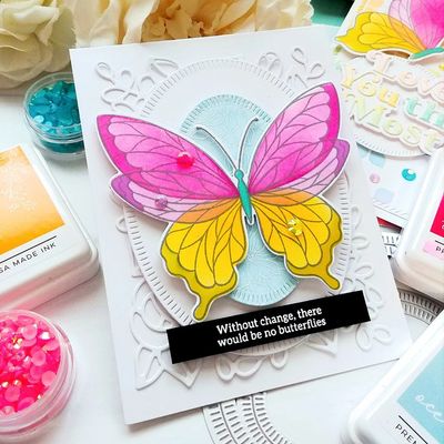 PinkFresh Studio - The Simple Things Collection - Essentials - Blanket Stitched Ovals Die - PF059ES - 2 pcs