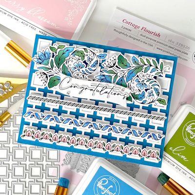 PinkFresh Studios - The Simple Things Collection - Cover Plate - Square Play - 339726