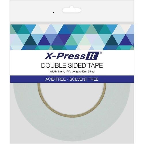 X-Press It - Double Sided Tape - 6mm (1/4") x 50 m (55yds) - DST 6