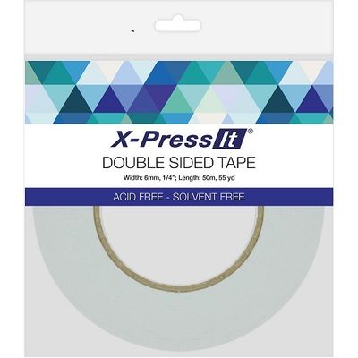 X-Press It - Double Sided Tape - 6mm (1/4") x 50 m (55yds) - DST 6