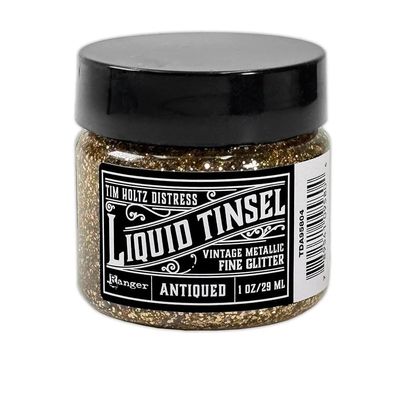 Tim Holtz &amp; Ranger  - Liquid Tinsel - Antiqued - TDA98504 - 1oz / 20ml