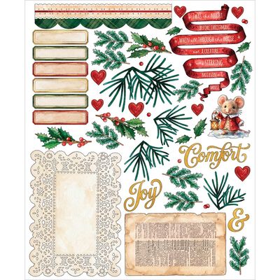 49 & Market - A Michelle Colemans Collection - Santa's Winter Village - Card Kit - 6 cards - AIO38002