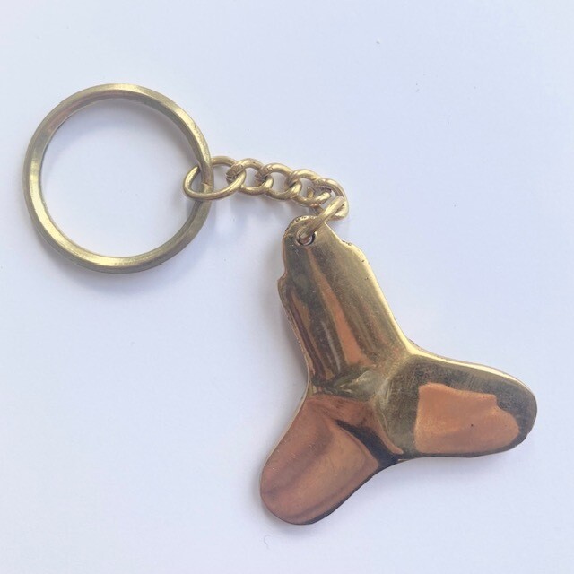 Keyring: Brass Propeller