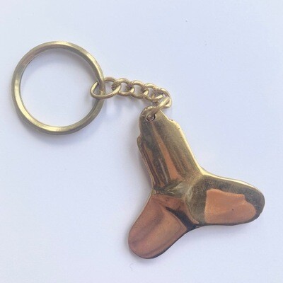 Keyring: Brass Propeller