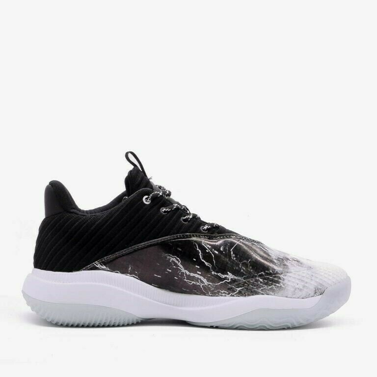 PEAK Parker Series Outdoor Basketball Shoes (Black White)