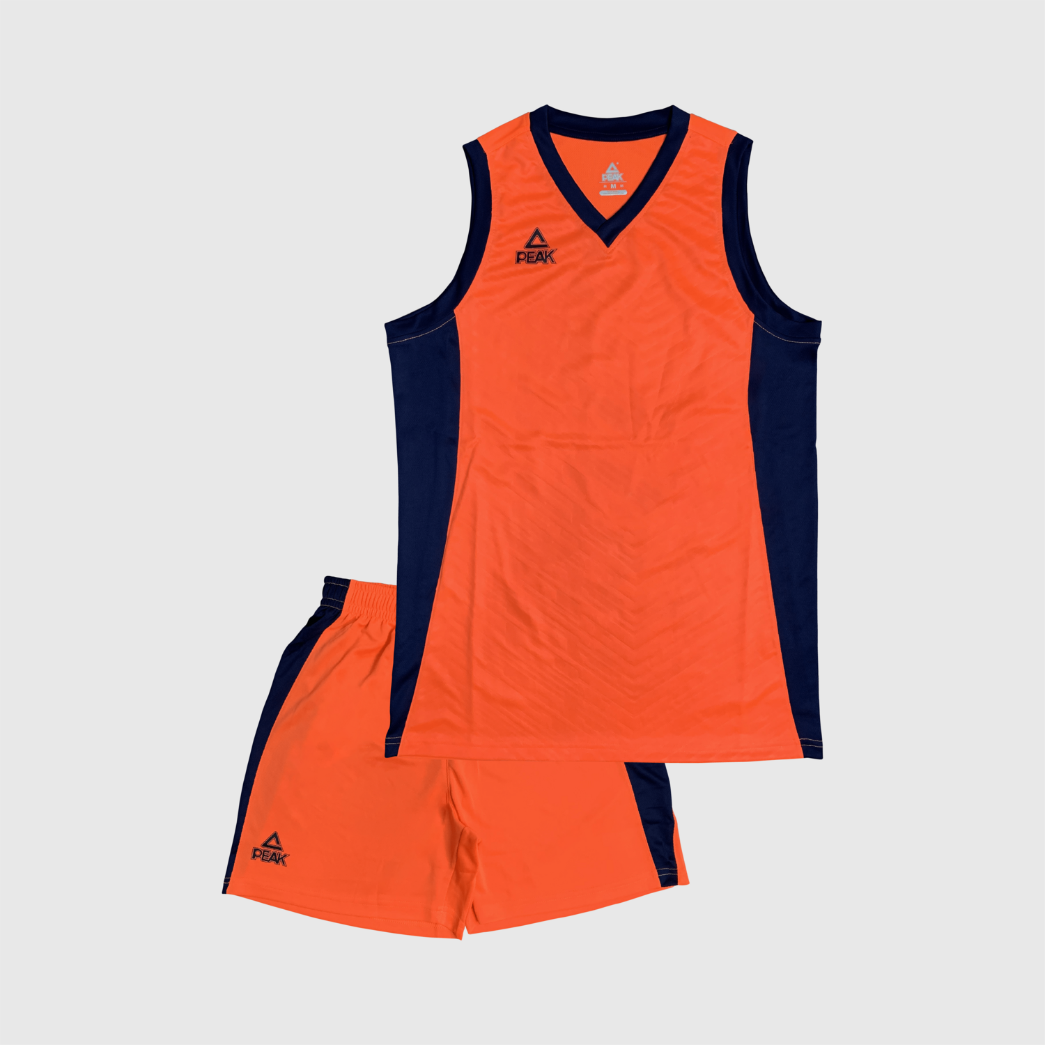 PEAK Basketball Jersey Set - Neon Orange