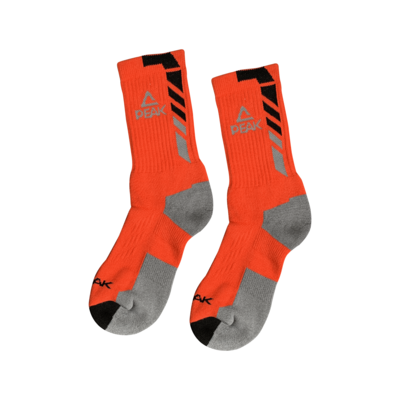 PEAK Basketball Socks - Fluorescent Orange