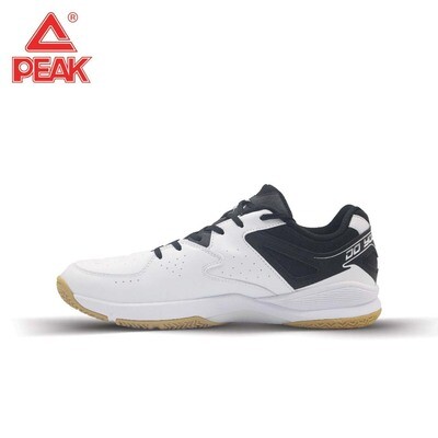 PEAK Men's Indoor Sports Shoes - White Black