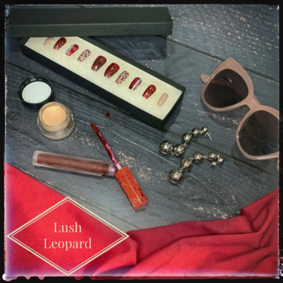Lush Leopard press-on nail set