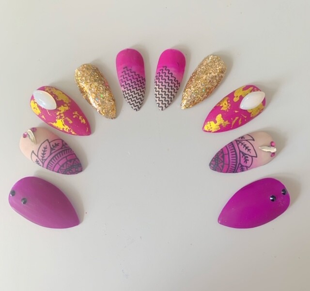 Marrakesh press-on nail set