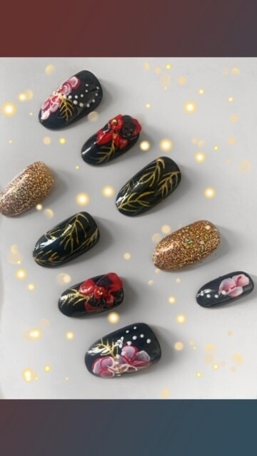 Sapporo press-on nail set