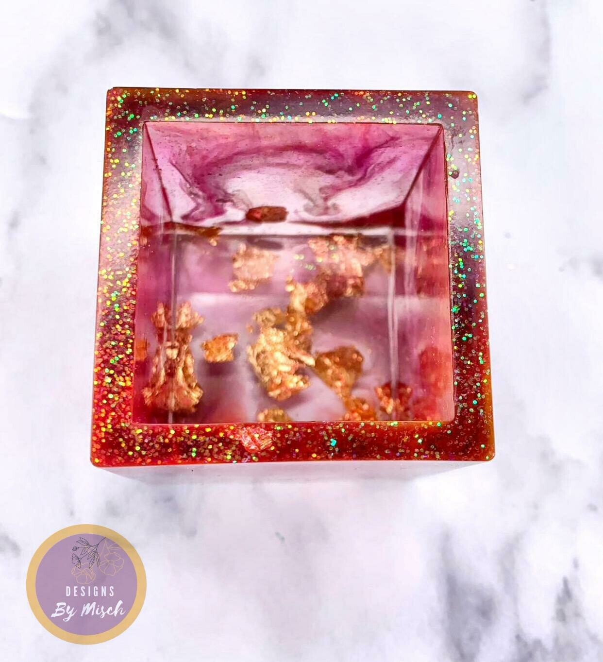 Marble Square Pot