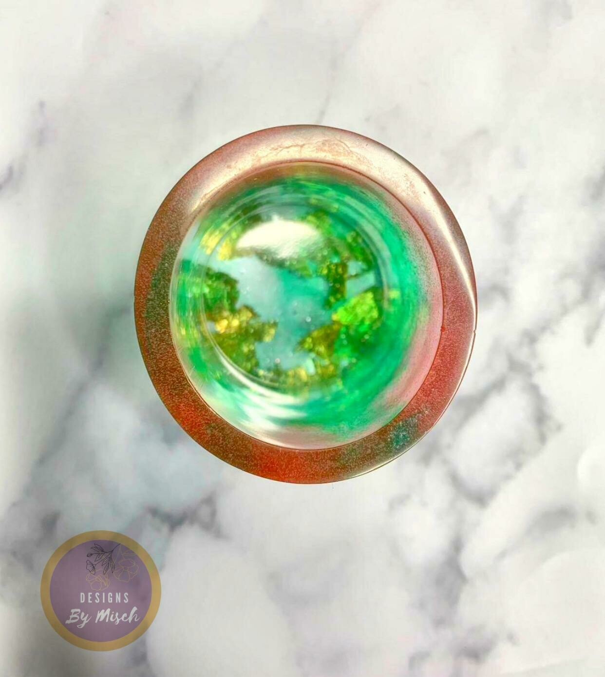 Marble Circle Pot