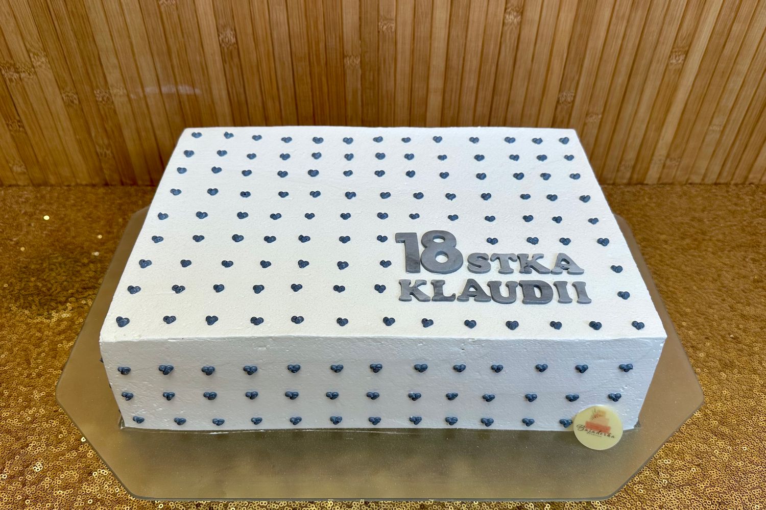 TORT PROSTOKĄTNY - "Happy Birthday"