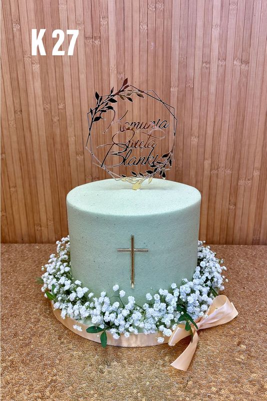 TORT KOMUNIJNY TUBA- ZAMSZ, KRZYŻYK, GIPSÓWKA