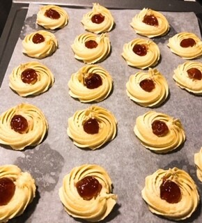 Jelly Filled Butter Cookies