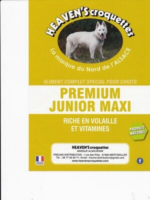 Pour toutes races de grands chiots jusqu'à 1 an