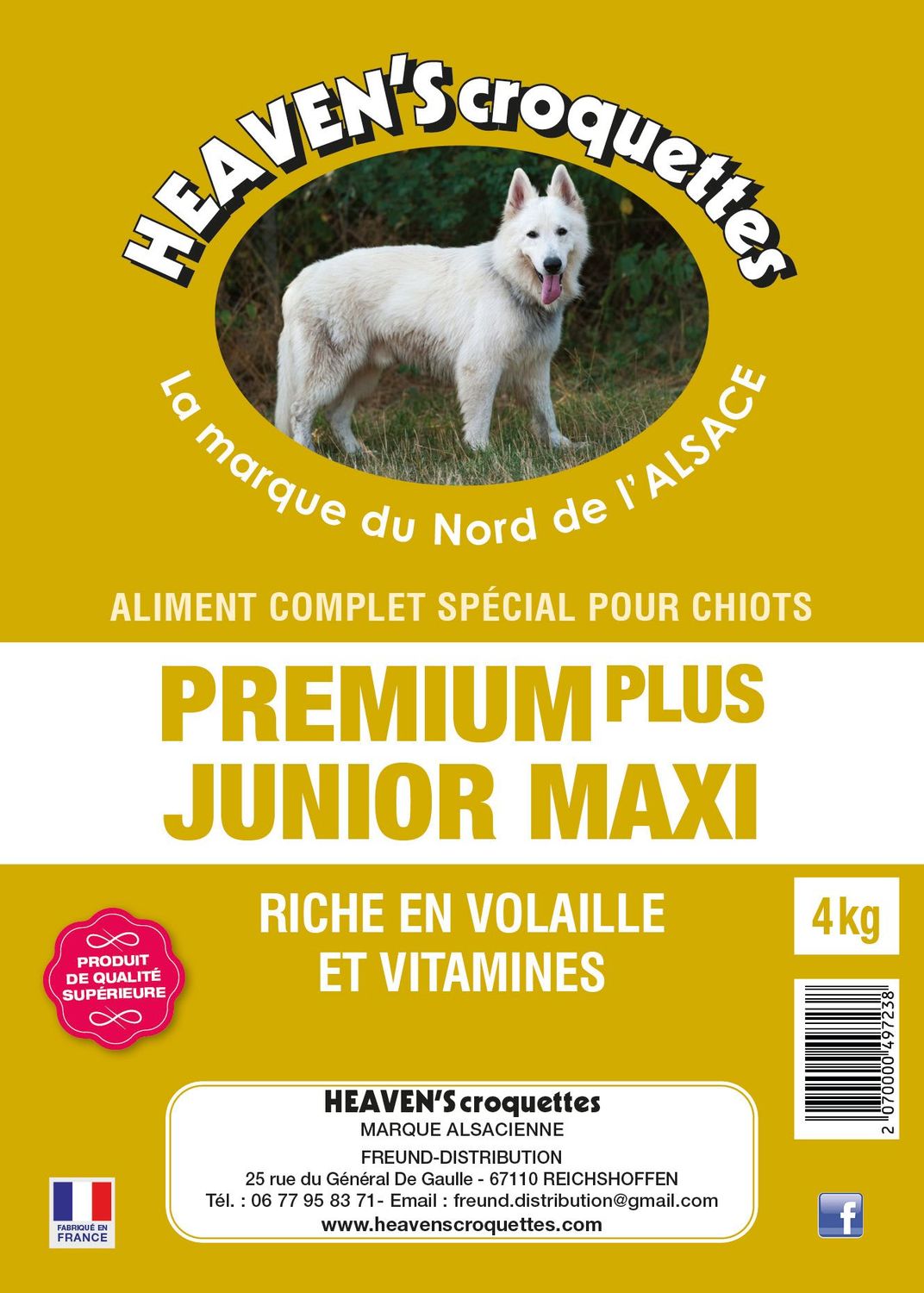 PREMIUM PLUS JUNIOR MAXI 4KG