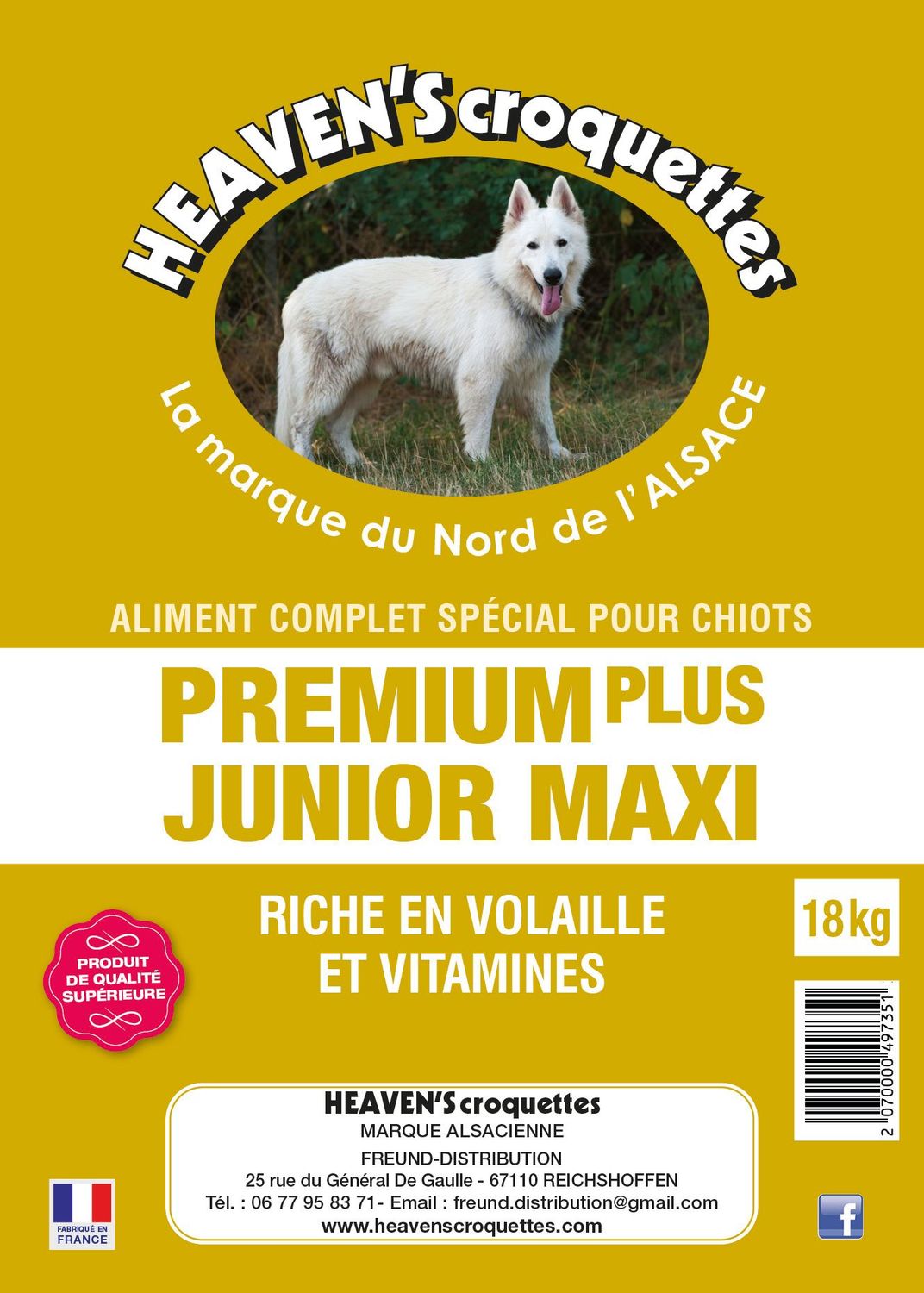 PREMIUM PLUS JUNIOR MAXI 18kg