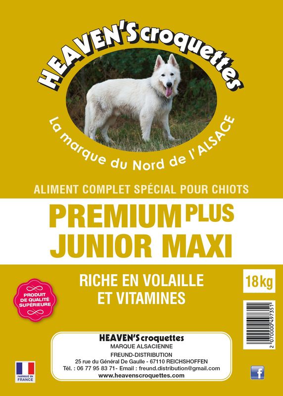 PREMIUM PLUS JUNIOR MAXI 18kg