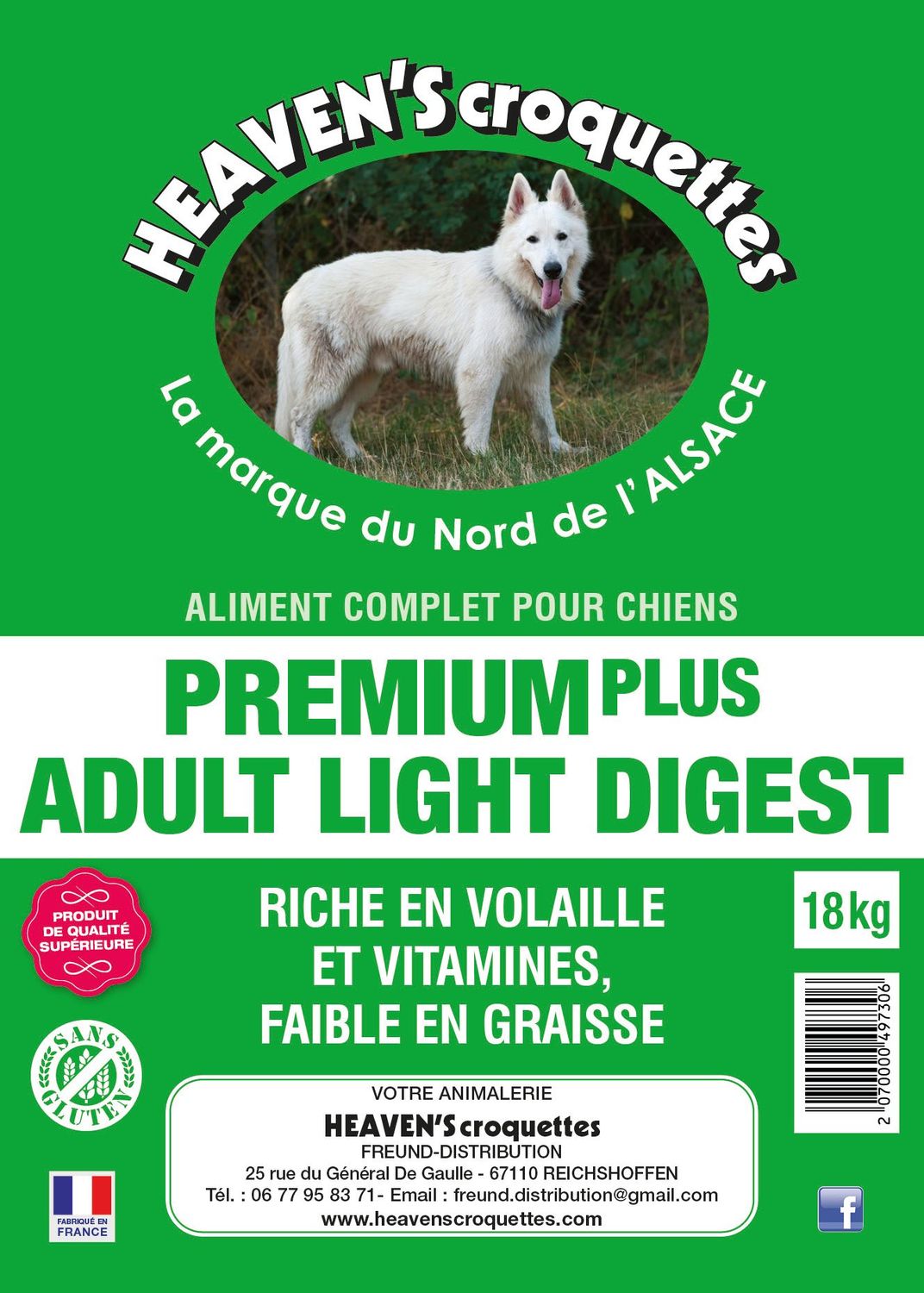 PREMIUM PLUS ADULT LIGHT 18 kg