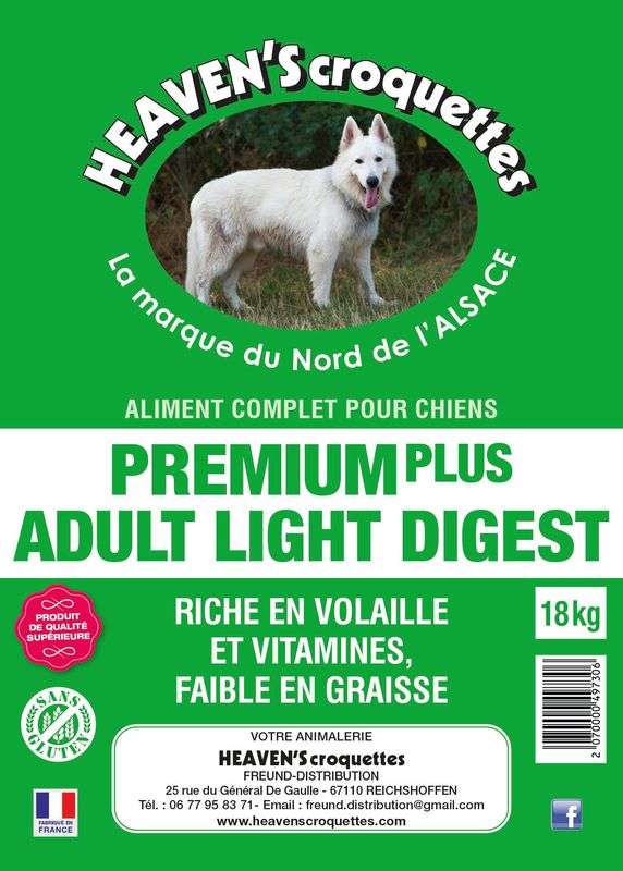 PREMIUM PLUS ADULT LIGHT 18 kg